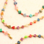 Kleurrijke sieraden inspiratie met natuursteen kralen