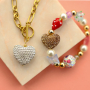 Cre&euml;er unieke combinaties met onze Bohemian glitter kralen en bedels 