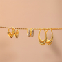 Mix&match met onze rvs oorbellen collectie