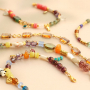 Maak je eigen sieraden met Czech kralen pressed beads