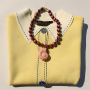 Mix & match: maak herfstige kettingen met acryl kralen