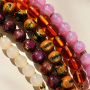 Mix & match: maak herfstige kettingen met acryl kralen