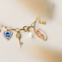 Klassieke sieraden maken met bedels met gedroogde bloemetjes