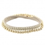 Mooie sieraden met imi su&egrave;de met strass en studs