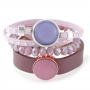 Mooie sieraden gemaakt met imi su&egrave;de leer met studs