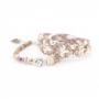 Lavendel met aarde tinten armbandjes voor een zachte look!