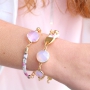 Schitterende sieraden met Crystal glas tussenstukken en hangers in prachtige tinten!