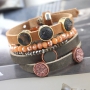 Deze prachtige sieraad setjes van Cuoio armbanden en Sisa facet armbandjes zijn helemaal hot & happening!