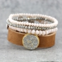 Deze prachtige sieraad setjes van Cuoio armbanden en Sisa facet armbandjes zijn helemaal hot & happening!