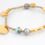 Leuke sieraden met gem&ecirc;leerde glaskralen, kwastjes, rocailles en leuke DQ metalen kralen en bedels!