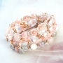 Schitterend sieraden setje in pastel kleurtjes voor een frisse nieuwe look met onze Glaskralen Transparant Gem&ecirc;leerd. 
