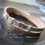 Metallic Cuoio armbanden en armbanden van DQ leer voor de feestdagen 
