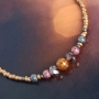 Glinsterende oorbellen & armbandjes met nieuwe acryl kralen glitter