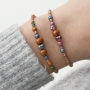 Glinsterende oorbellen & armbandjes met nieuwe acryl kralen glitter