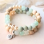  Schattige sieraden van natuursteenkralen in combinatie met hout, facet en ImpressArt