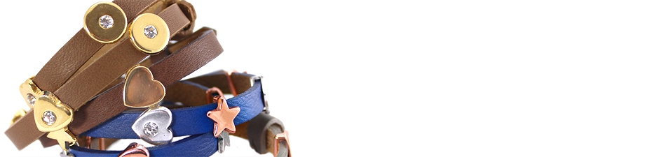 Cuoio DQ metalen schuivers figuren Cuoio DQ metalen schuivers figuren
