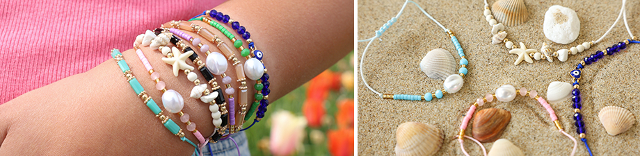 Nieuwe collectie enkelbandjes & armbandjes