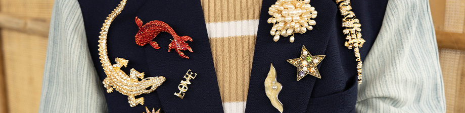 Nieuwe collectie statement broches