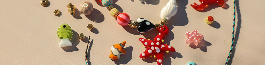 Nieuwe collectie zomerse glasbedels